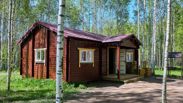 Гостевая территория №5 с большой отапливаемой беседкой