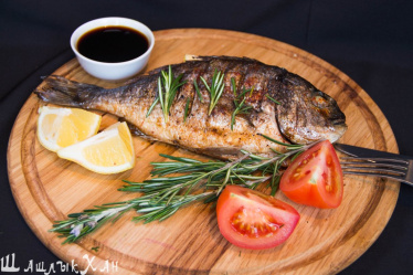 Дорада на углях