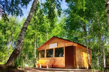 Гостевая территория №6 с отапливаемой беседкой