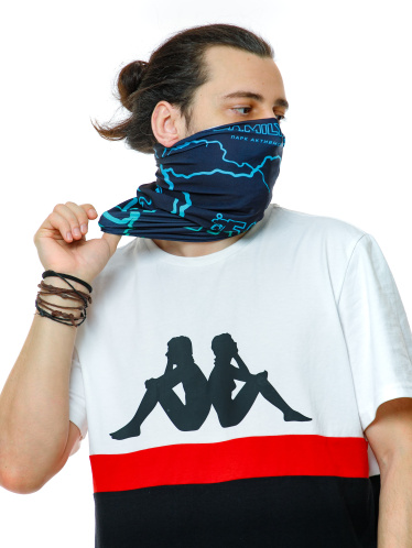 Спортивный шарф-снуд