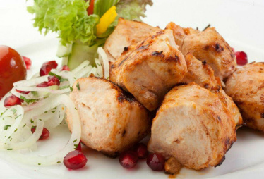 Шашлык из куриного филе